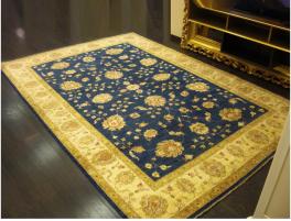 Интерьерные ковры ручной работы шёлковые и шерстяные. Зиглер — пакистанский шерстяной ковер ручной работы Золотой